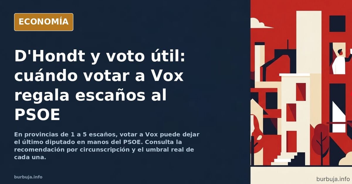 Análisis matemático del voto estratégico (Ley D'Hondt) para echar a Pedro Sánchez