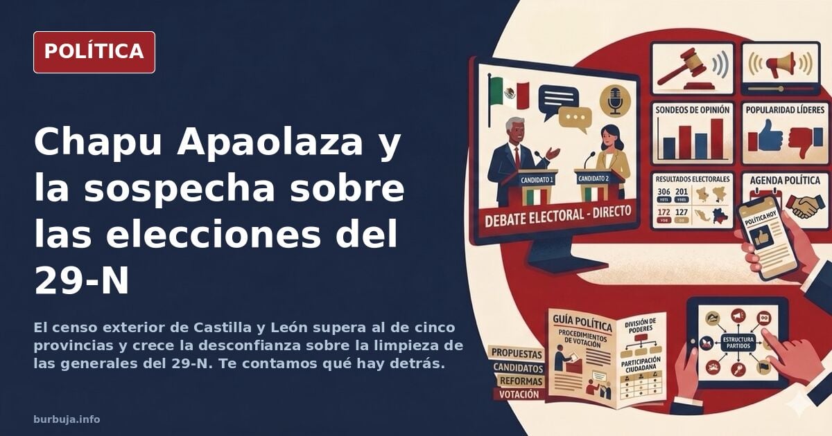 ¿Nos creemos las elecciones? (Chapu Apaolaza en El ABC)