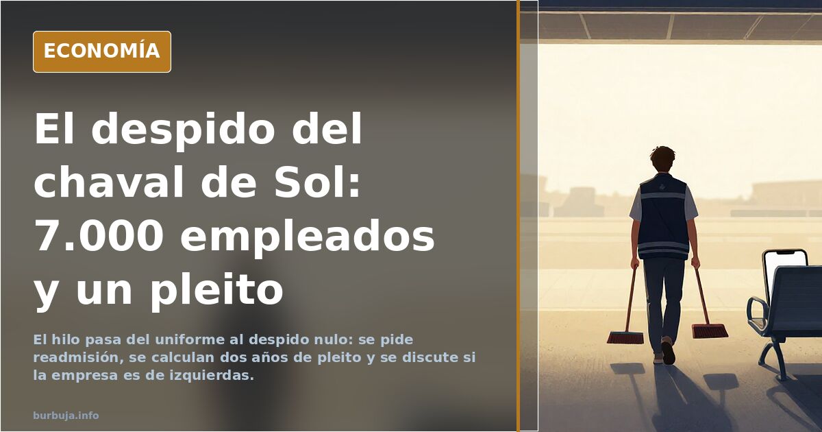 El chaval que se metió en La Puerta del Sol para llamar vagos a los que estaban allí sin trabajar, ha sido despedido de su trabajo.