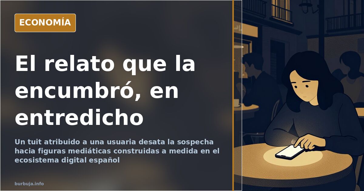 Un tuit sobre «mujer, progresista y guapa» desata sospechas