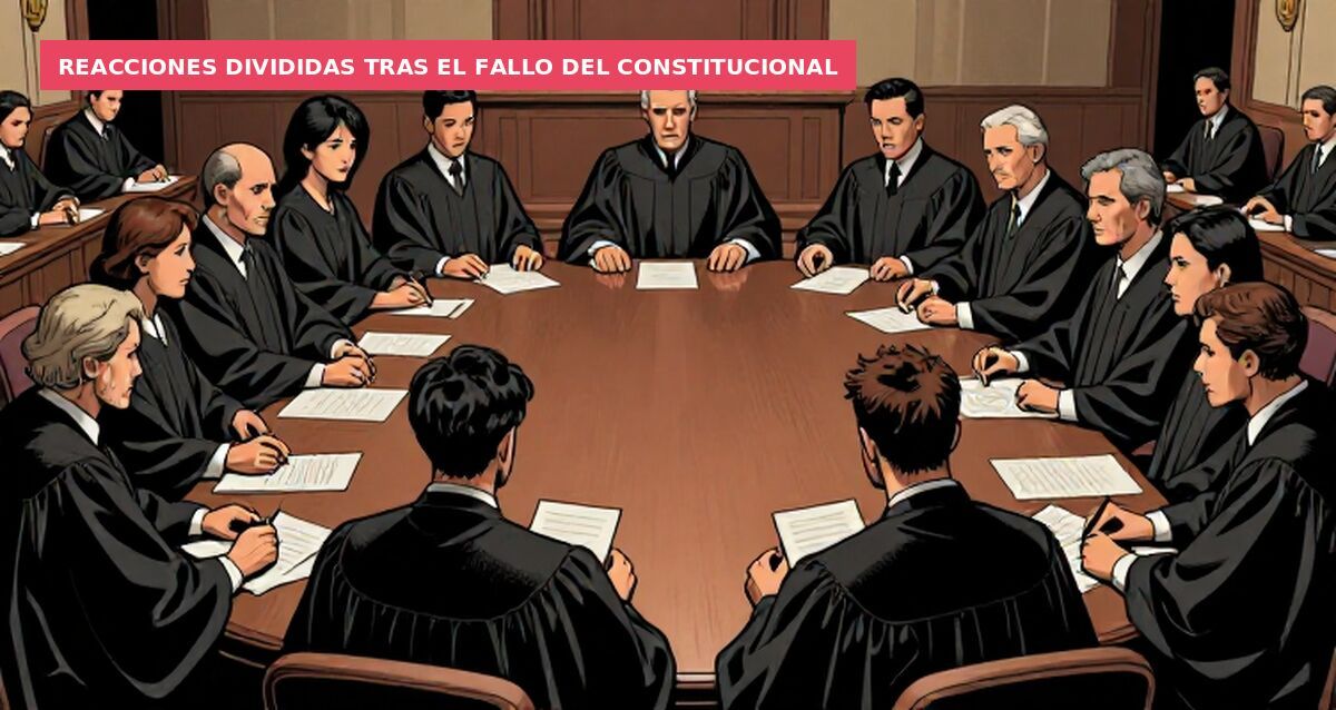 Reacciones divididas tras el fallo del Constitucional