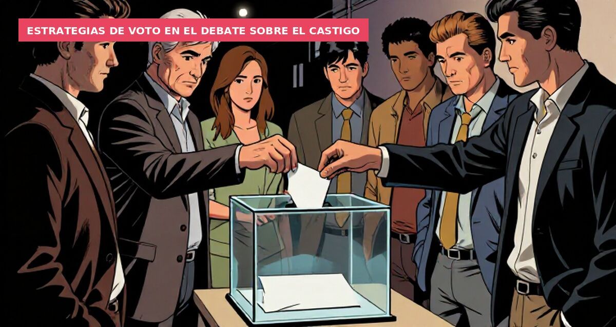 Estrategias de voto en el debate sobre el castigo