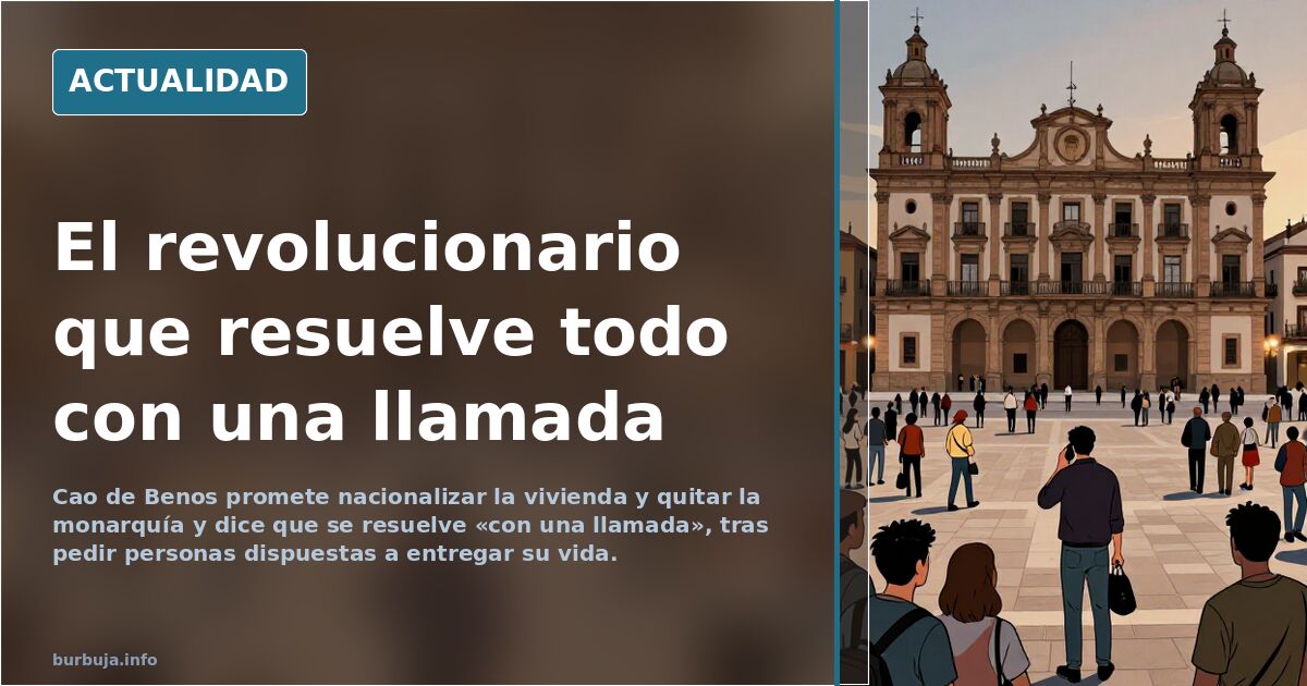 Cao de Benos: «Una llamada y solucionado»
