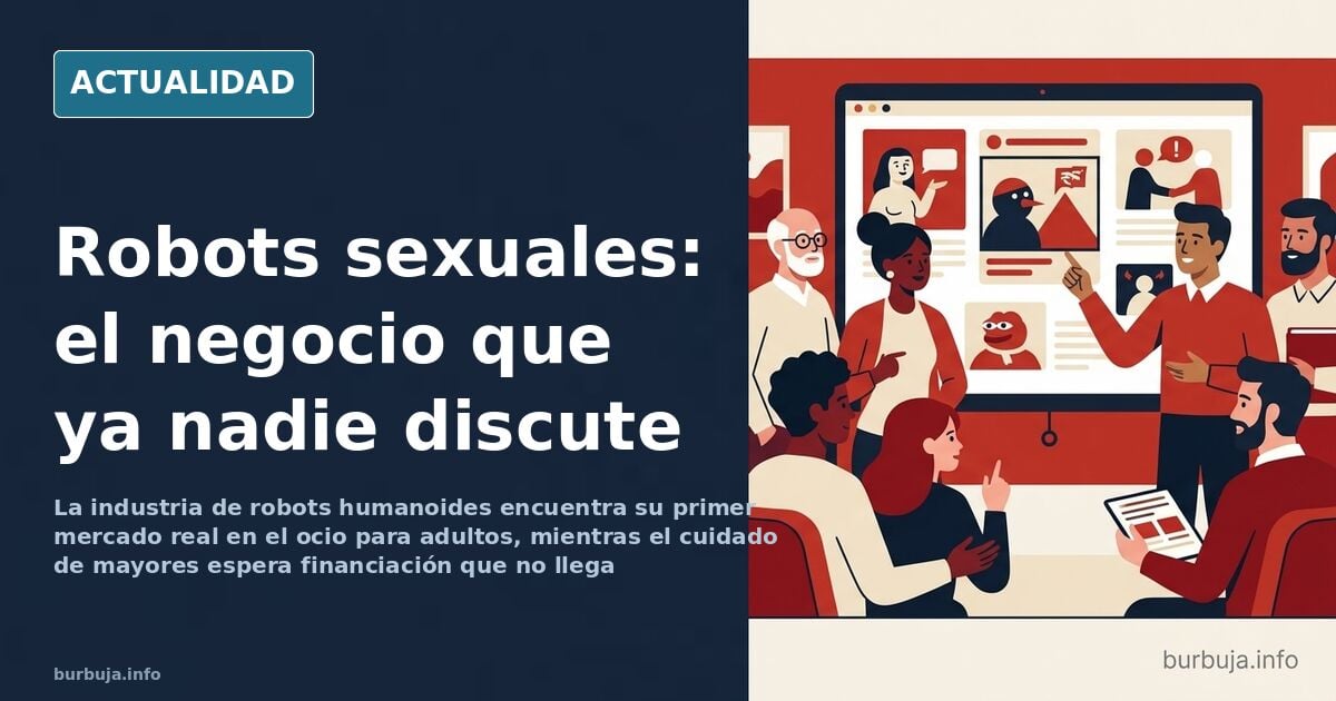 Robots sexuales: el sector que promete revolucionar el cuidado de mayores