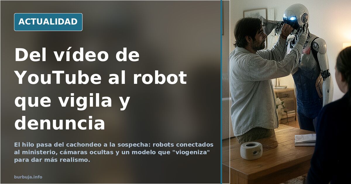 Del vídeo de YouTube al robot que vigila y denuncia
