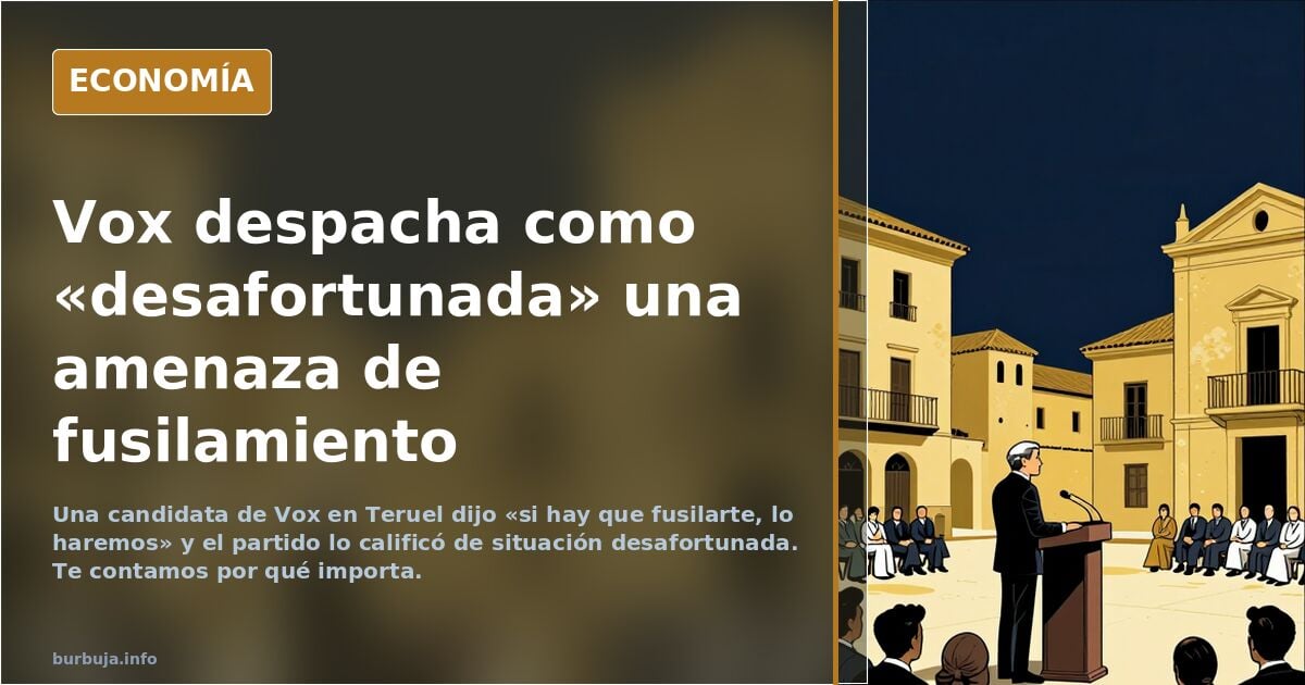 La hija de Abascal y el debate sobre su patrimonio
