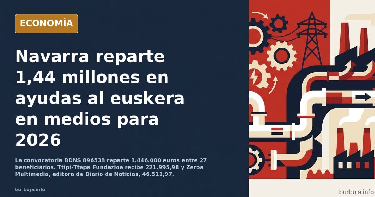 PSOE Navarra: 1.446.000€ de paguitas para medios en Euskera, Diario de Noticias 46.511,97€