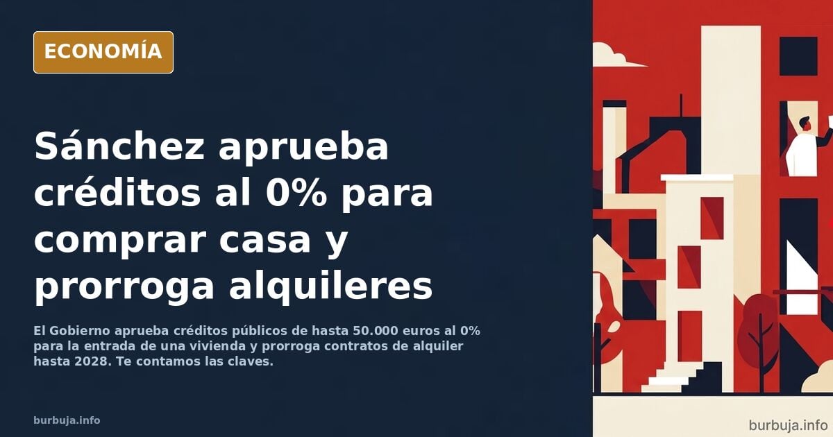 Sánchez anuncia una lluvia de millones de impuestos de los remeros para que los moronegros puedan comprar casas.