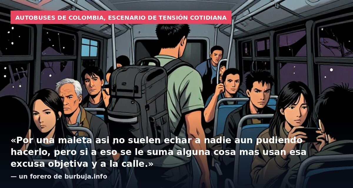 Tensión en el bus: conductores y pasajeros ante un conflicto