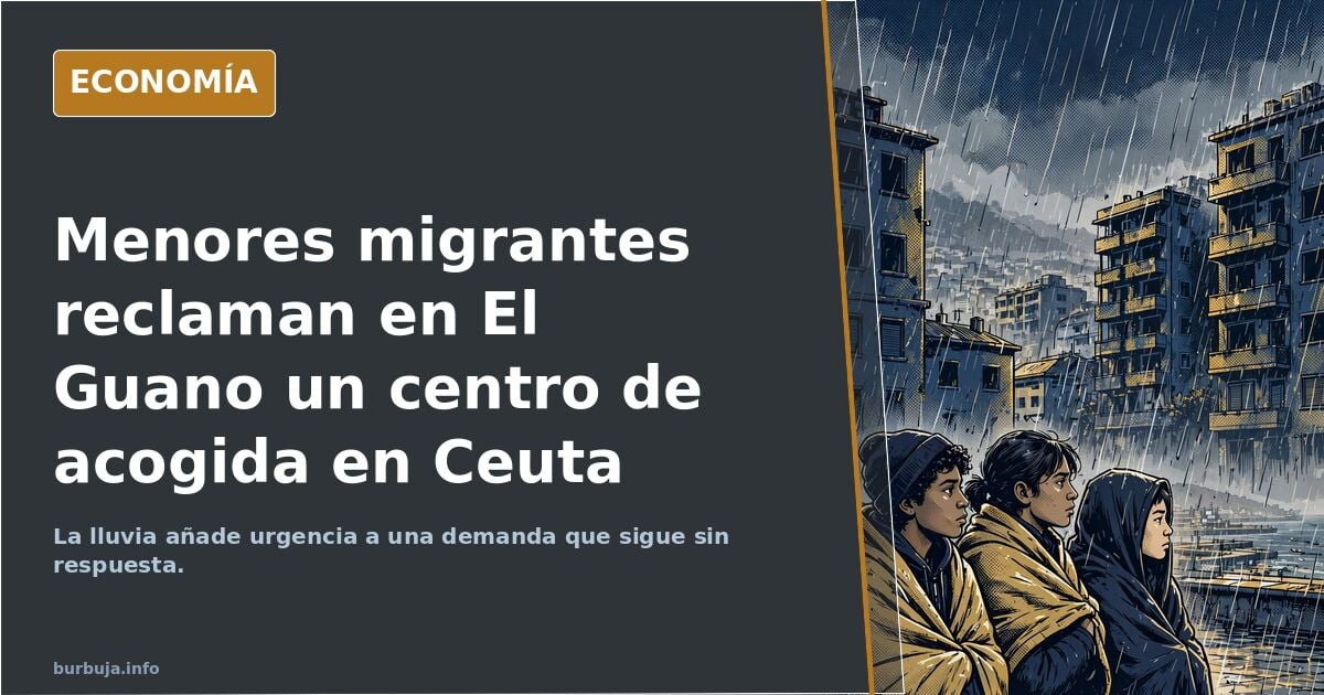 Llueve en Ceuta, ahora viene el peligro de verdad. (Hay un asentamiento llamado EL GUANO, por cierto)