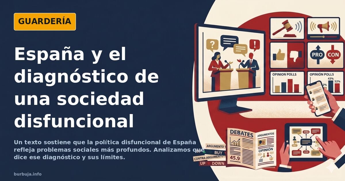 ESPAÑA ES UN PAÍS DISFUNCIONAL semi joven
