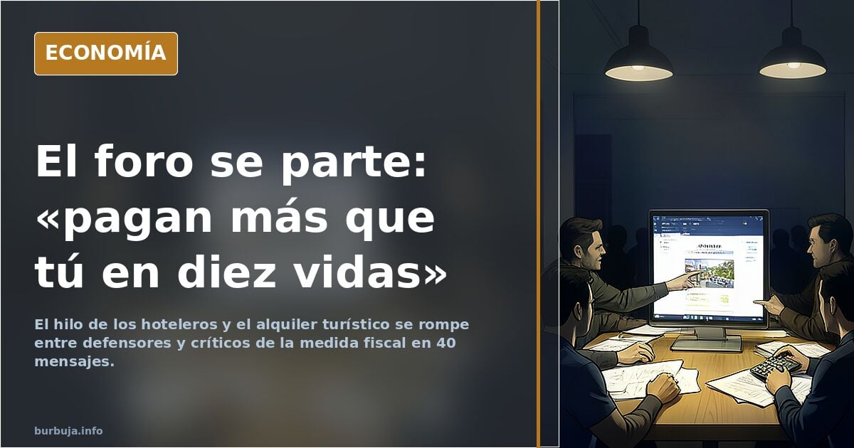 HOTELEROS votando al PSOE: Pedro ha dicho hace 2 horas (VIDEO INSIDE) que EL ALQUILER TURÍSTICO va a TRIBUTAR como un NEGOCIO HOTELERO.....