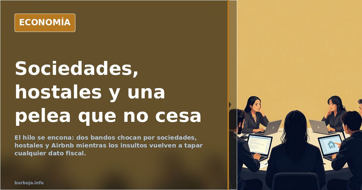 HOTELEROS votando al PSOE: Pedro ha dicho hace 2 horas (VIDEO INSIDE) que EL ALQUILER TURÍSTICO va a TRIBUTAR como un NEGOCIO HOTELERO.....
