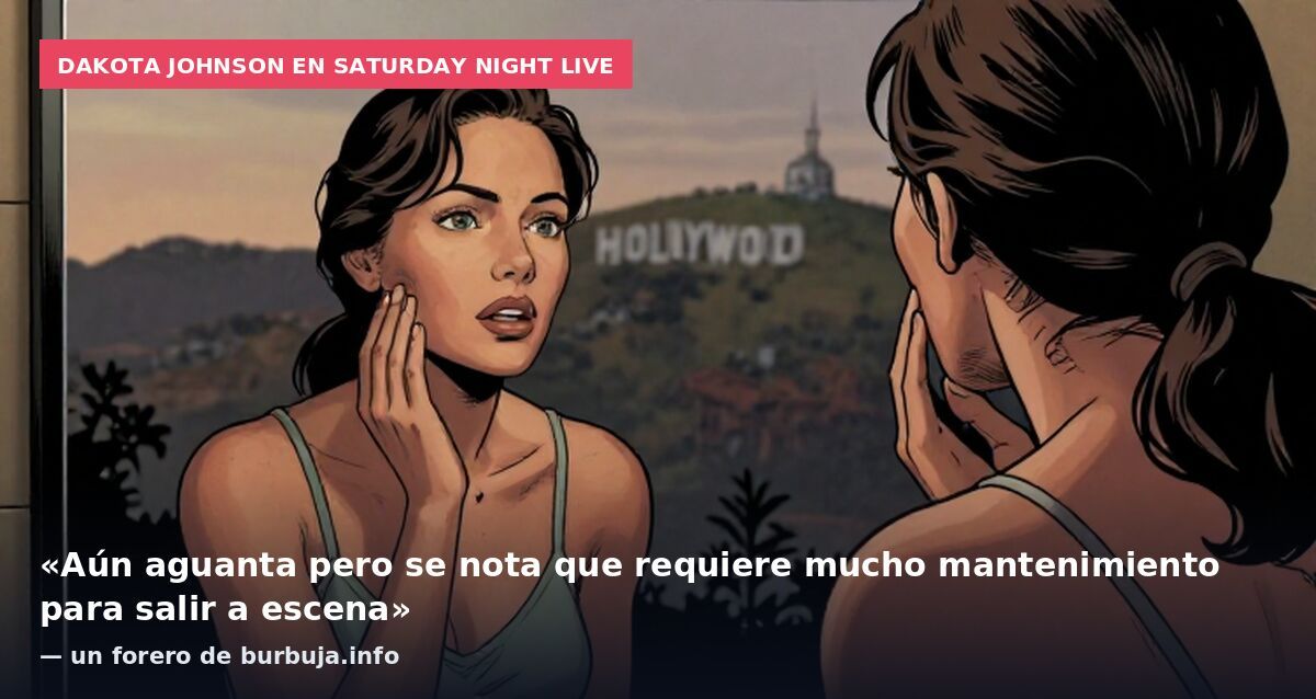 Dakota Johnson en Saturday Night Live: «Aún aguanta pero se nota que requiere mucho mantenimiento para salir a escena» — un forero de burbuja.info