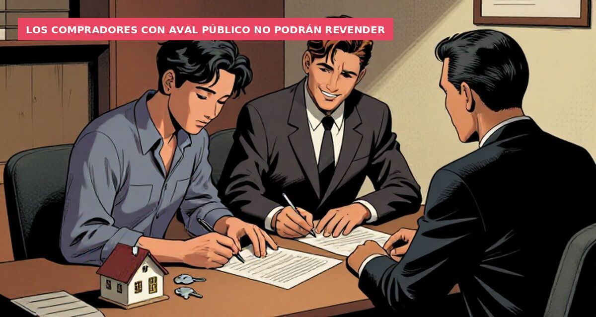 Brutal: Los que usen el aval del gobierno para financiar la compra no podran vender la vivienda a precio de mercado NUNCA