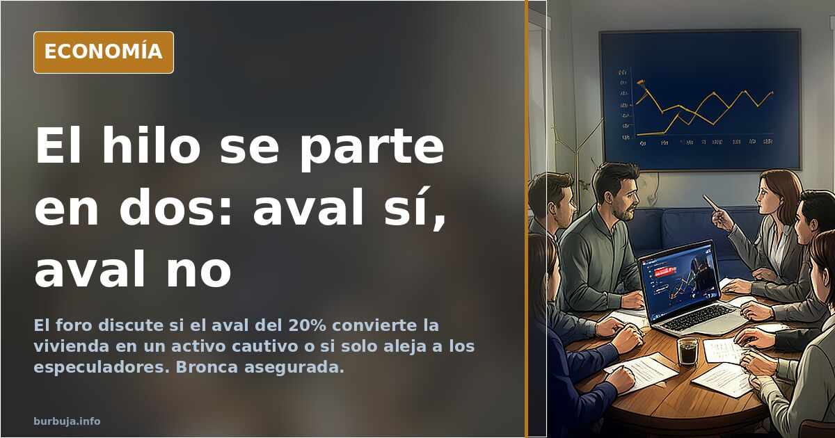 Brutal: Los que usen el prestamo del gobierno para financiar la compra no podran vender la vivienda a precio de mercado NUNCA