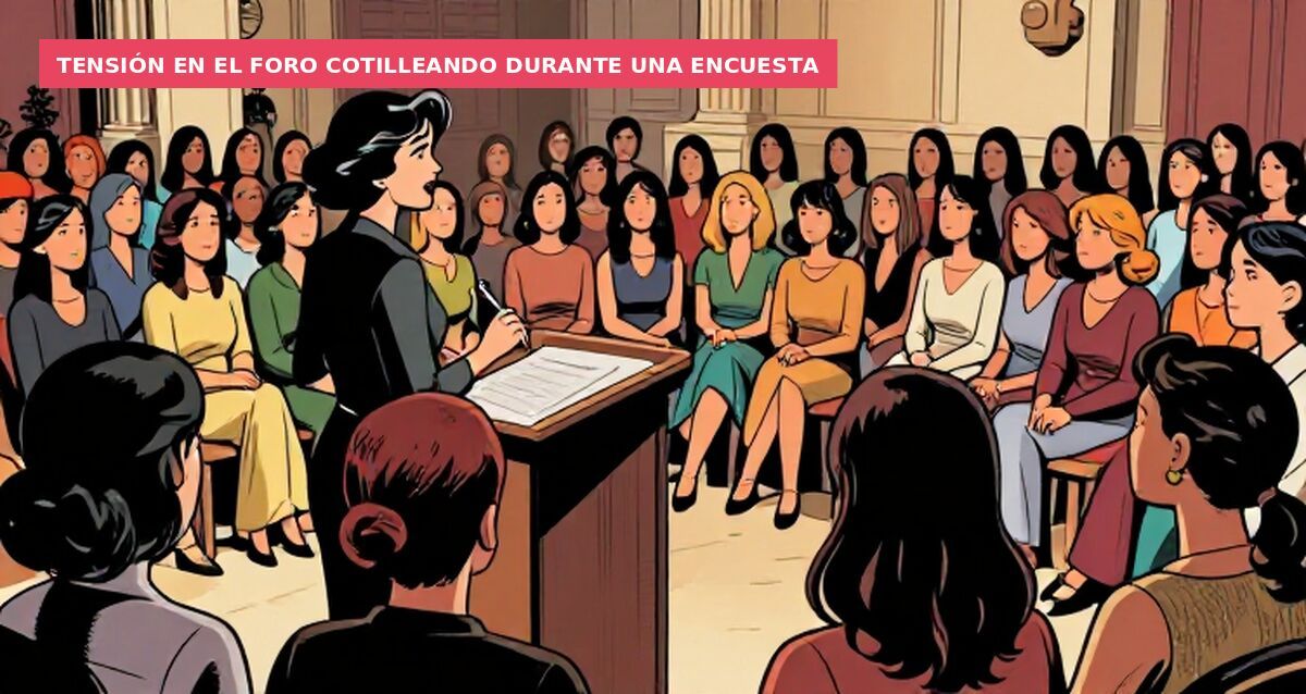 Tensión en el foro Cotilleando durante una encuesta