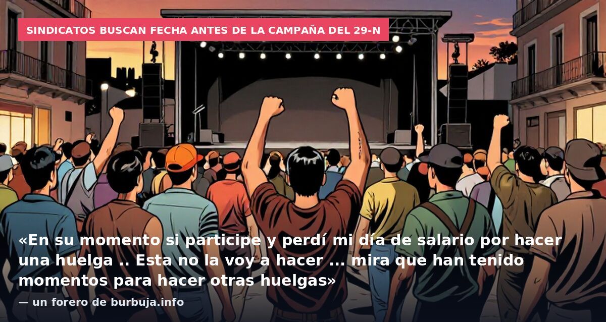 Esto es una Comedia. Huelga General cuándo no gobierna nadie jajajaja