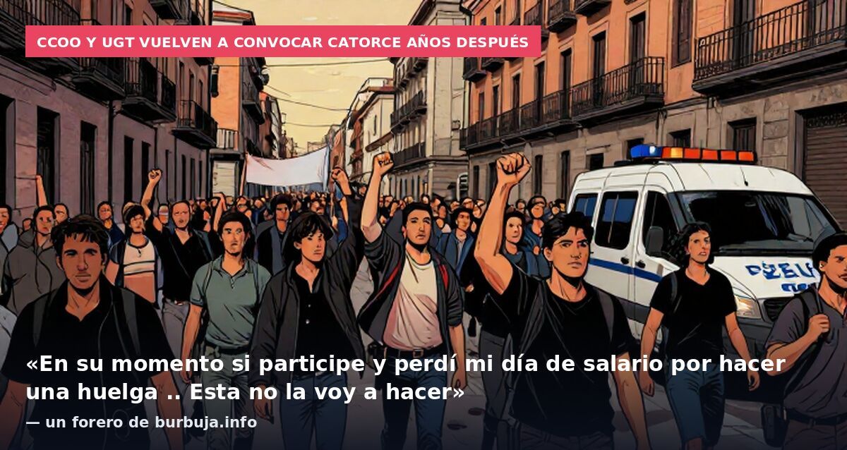 Esto es una Comedia. Huelga General cuándo no gobierna nadie jajajaja