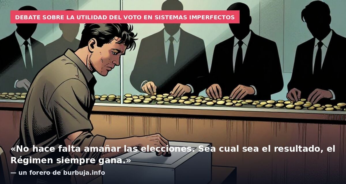 Nada ha cambiado. ABSTENERSE sigue siendo un DEBER MORAL INEXCUSABLE