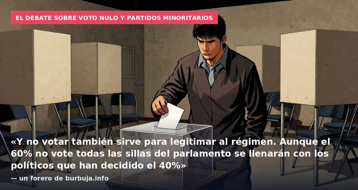 Nada ha cambiado. ABSTENERSE sigue siendo un DEBER MORAL INEXCUSABLE