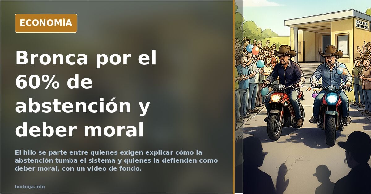 Nada ha cambiado. ABSTENERSE sigue siendo un DEBER MORAL INEXCUSABLE
