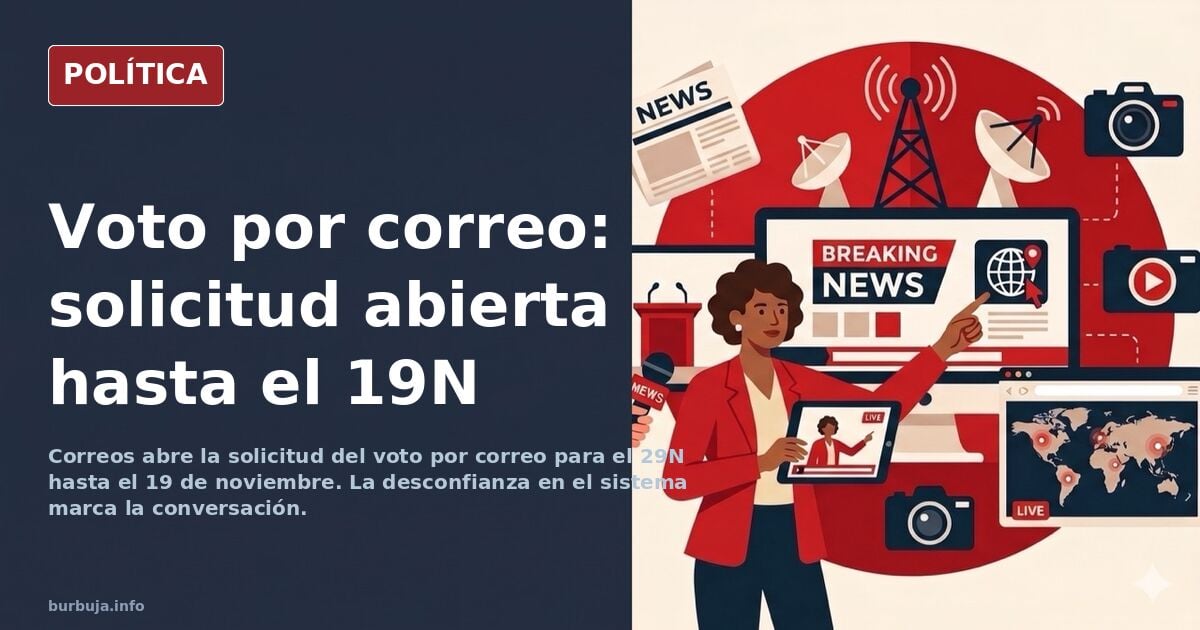 Spanien: Frist für Briefwahl zur Wahl am 29. November