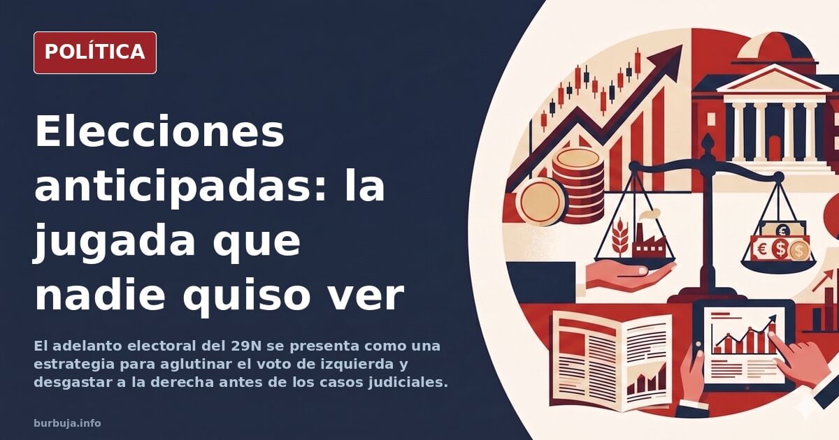 En serio nadie se lo vio venir, lo de las elecciones anticipadas?