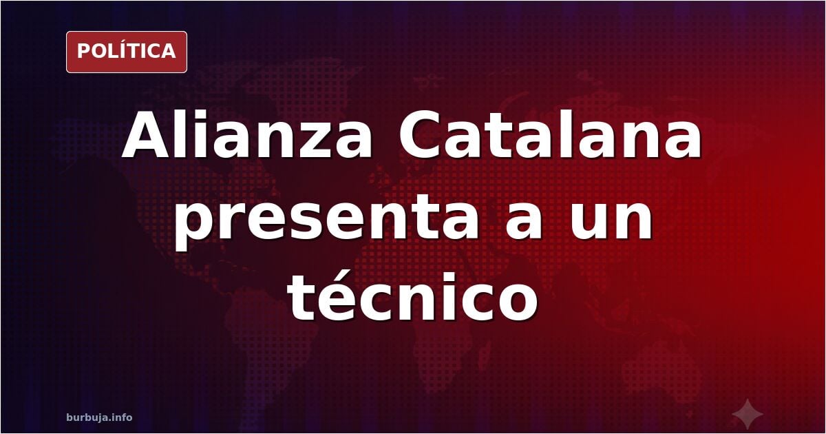 Alianza Catalana presenta a un técnico como candidato en Sallent