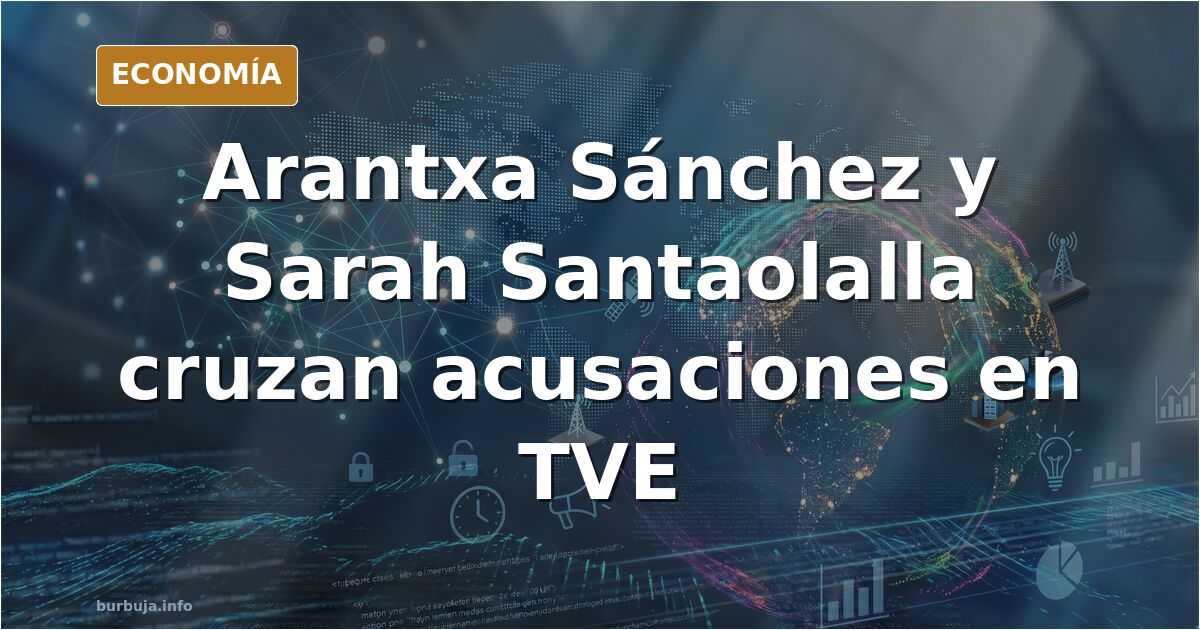 brutal zasca en directo en TVE a Sarah Santaolalla, de reirse a llorar en 1 segundo VIDEO