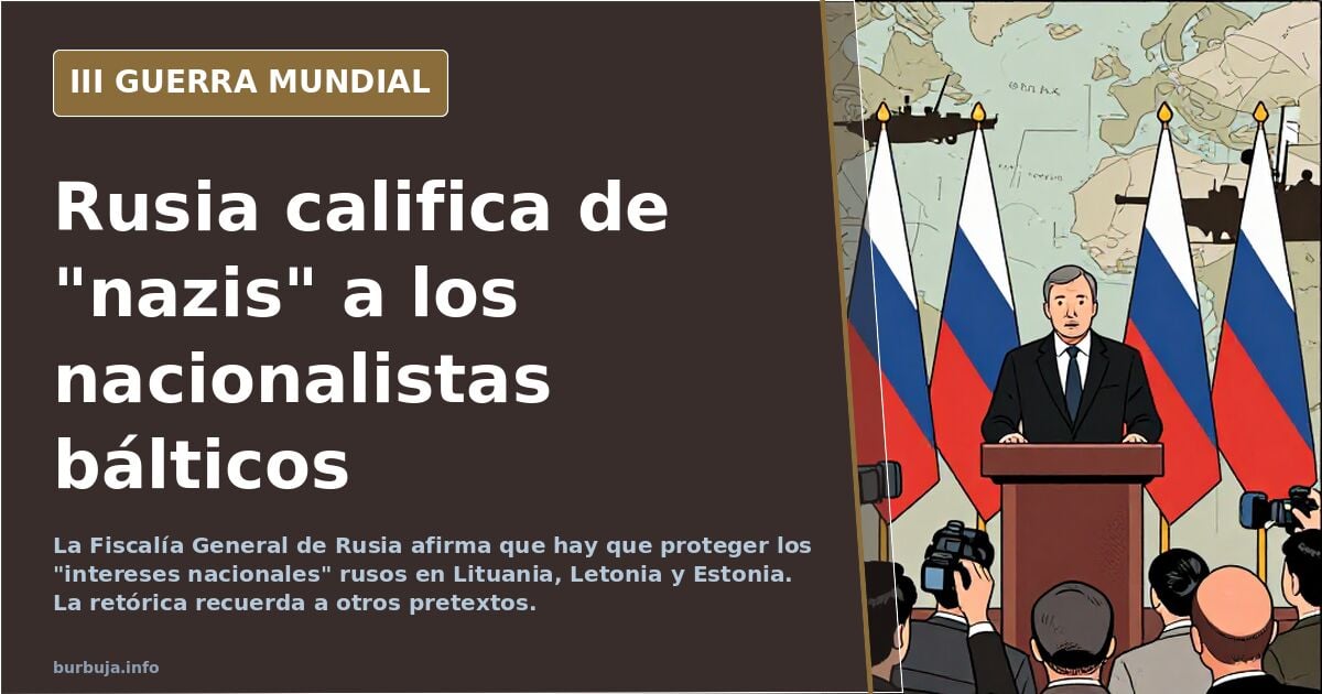 Rusia afirma haber "descubierto" a "nancys" en los países bálticos