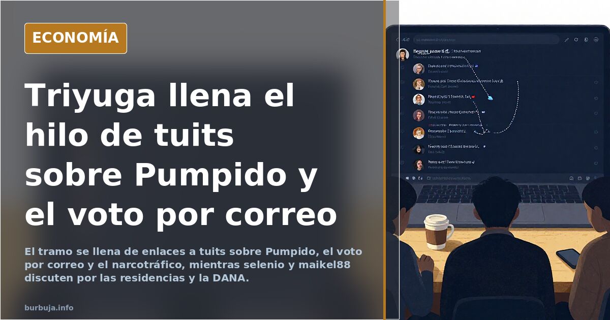 Triyuga llena el hilo de tuits sobre Pumpido y el voto por correo