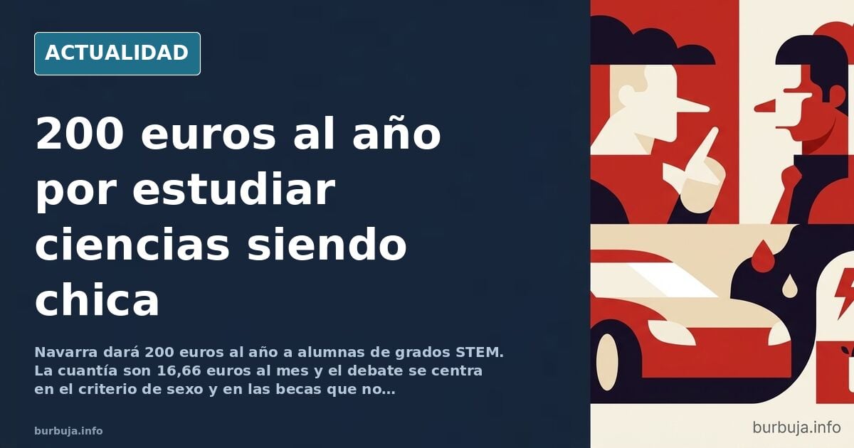 Navarra dará 200 euros al año a alumnas de carreras STEM