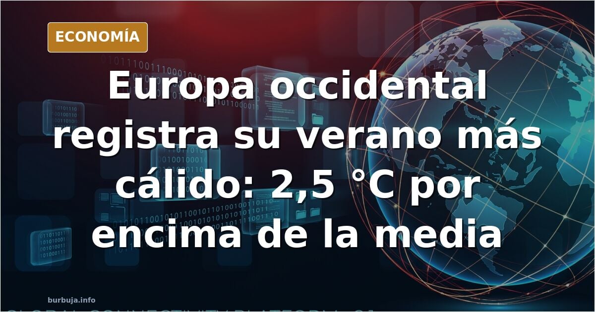 Europa registro 2.5 grados por encima de la media en el verano mas caluroso de la historia :(