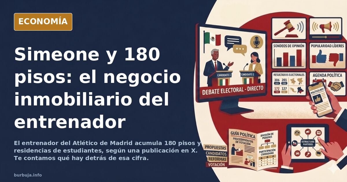 Simeone: 180 pisos y varias residencias de estudiantes