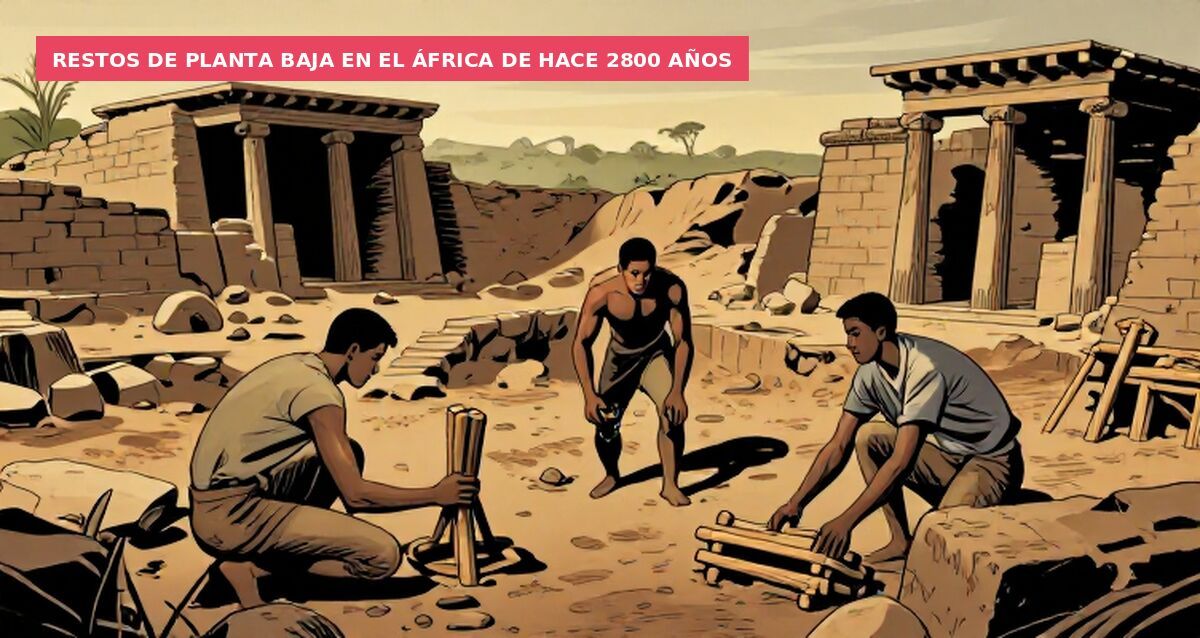 Restos de planta baja en el África de hace 2800 años