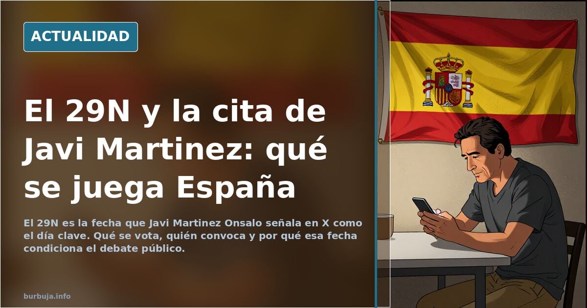Esto es a lo que nos enfrentamos el 29N