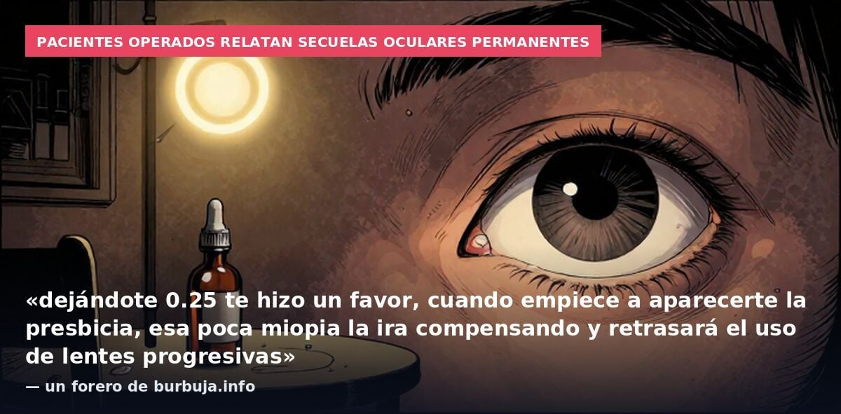 Las operaciones de miopía deben ser prohibidas