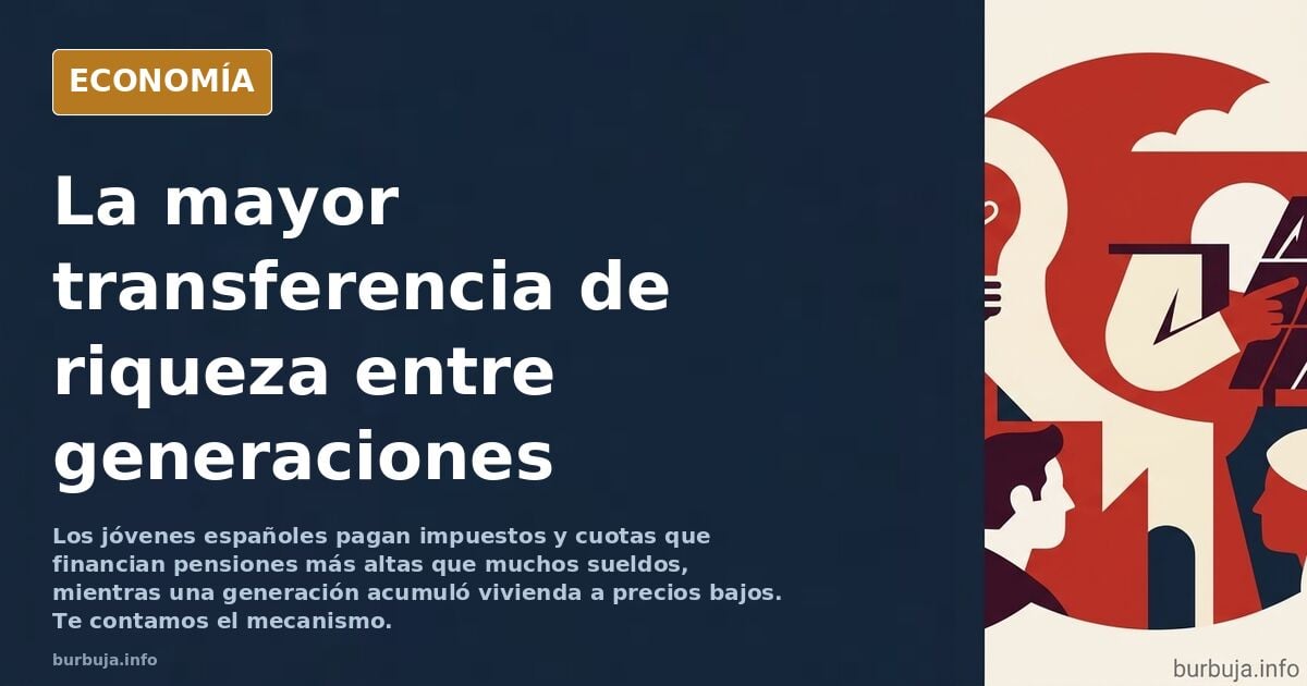 Se está produciendo la mayor transferencia de riqueza intergeneracional de la historia.