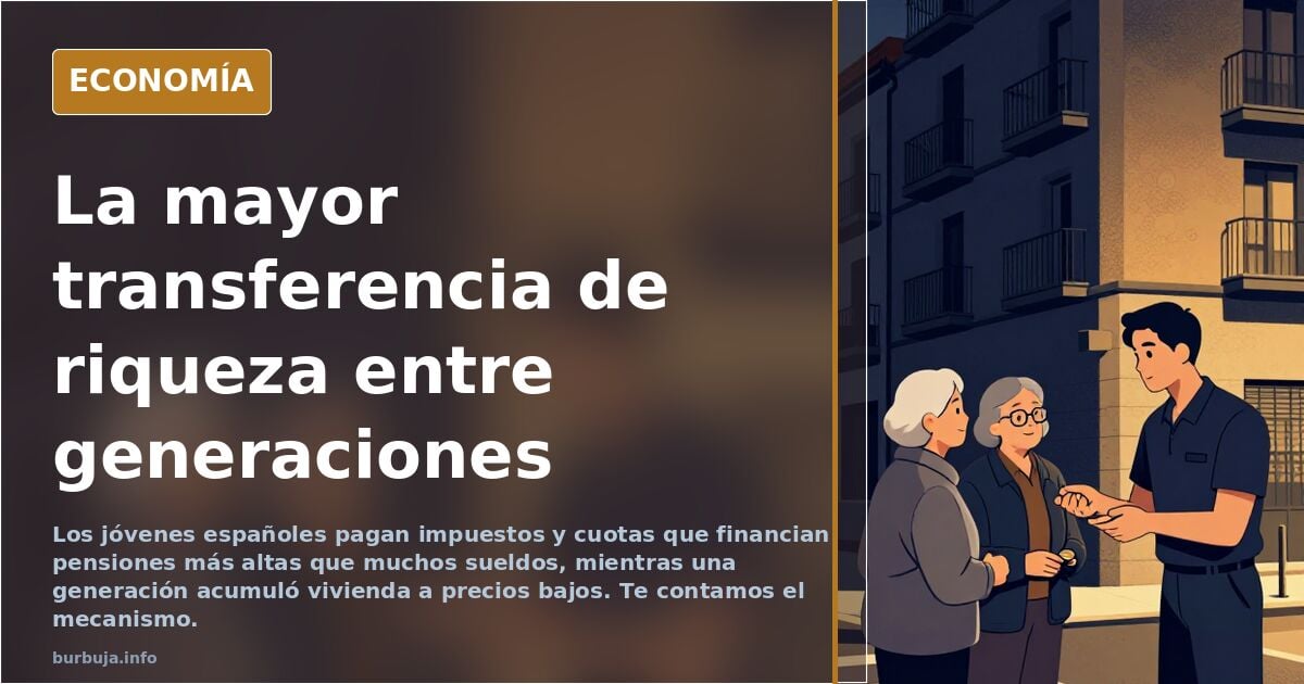 Se está produciendo la mayor transferencia de riqueza intergeneracional de la historia.