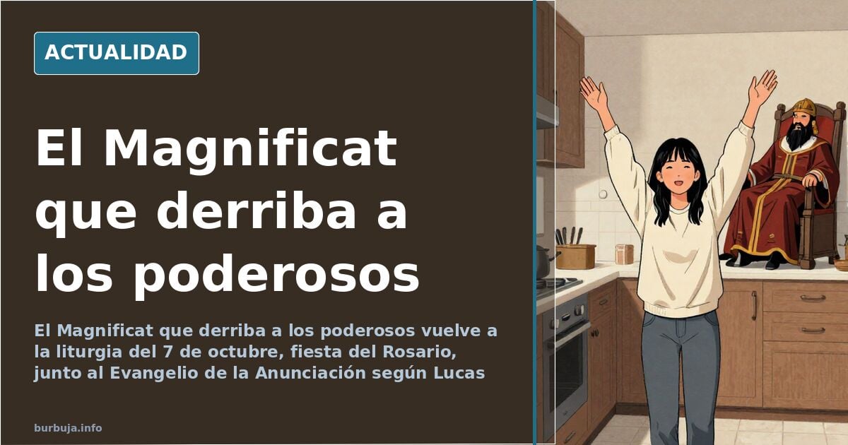 Evangelio de hoy, 7 de octubre: la fiesta del Rosario y el Magnificat