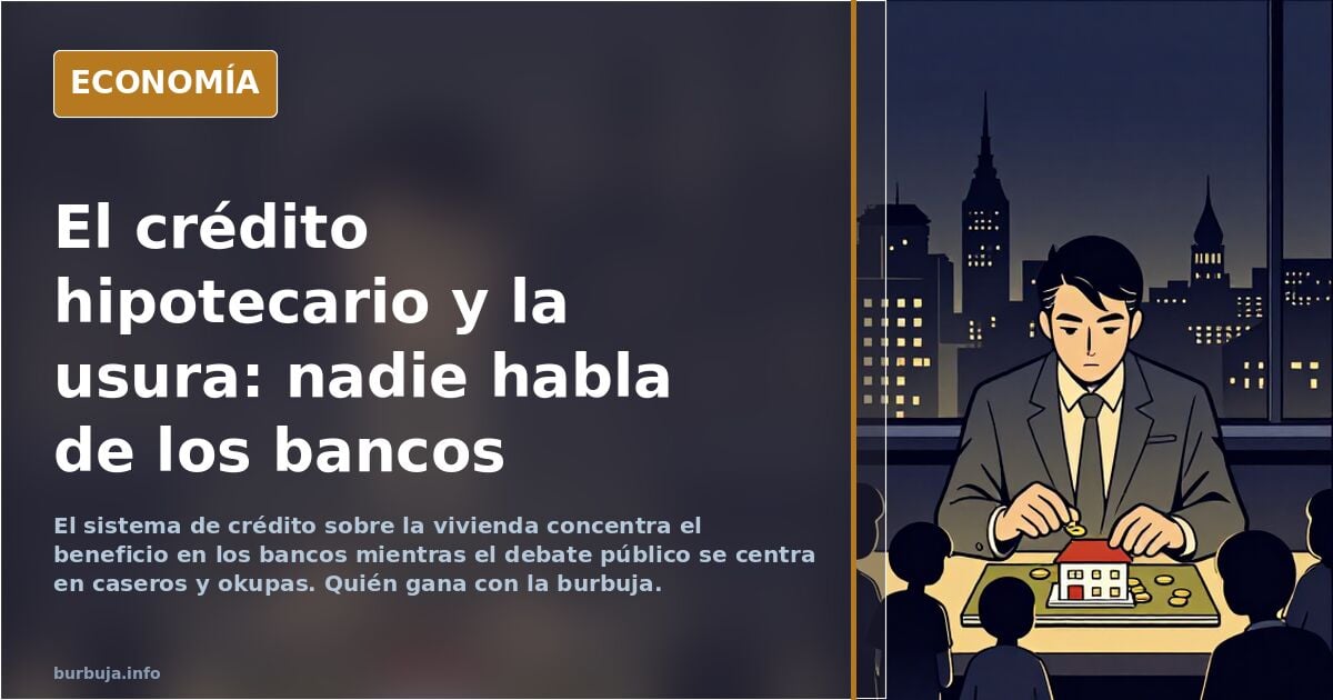 Nadie menciona a los bancos?