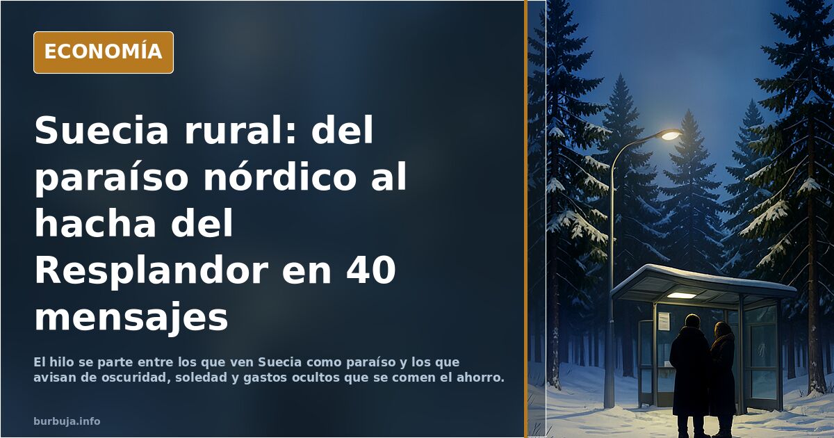 Locura, irte a Suecia para vivir barato y con todos los servicios