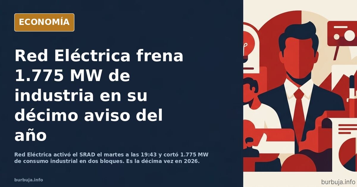 Red eléctrica vuelve a parar la industria, y van 10 este año.