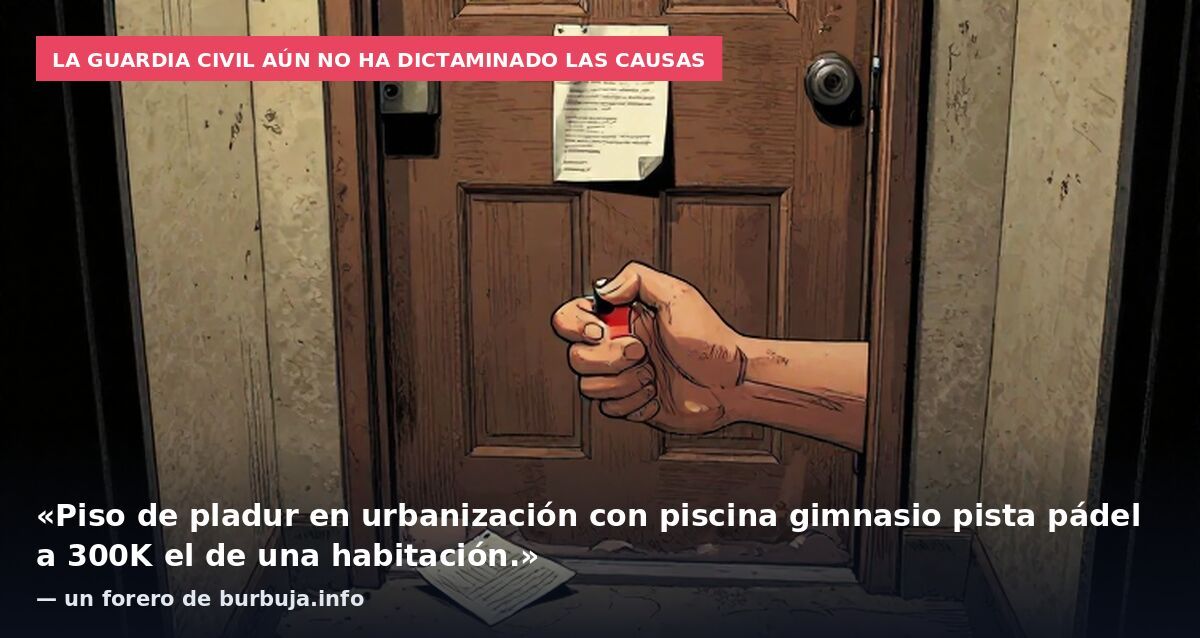 Explota una vivienda en Madrid