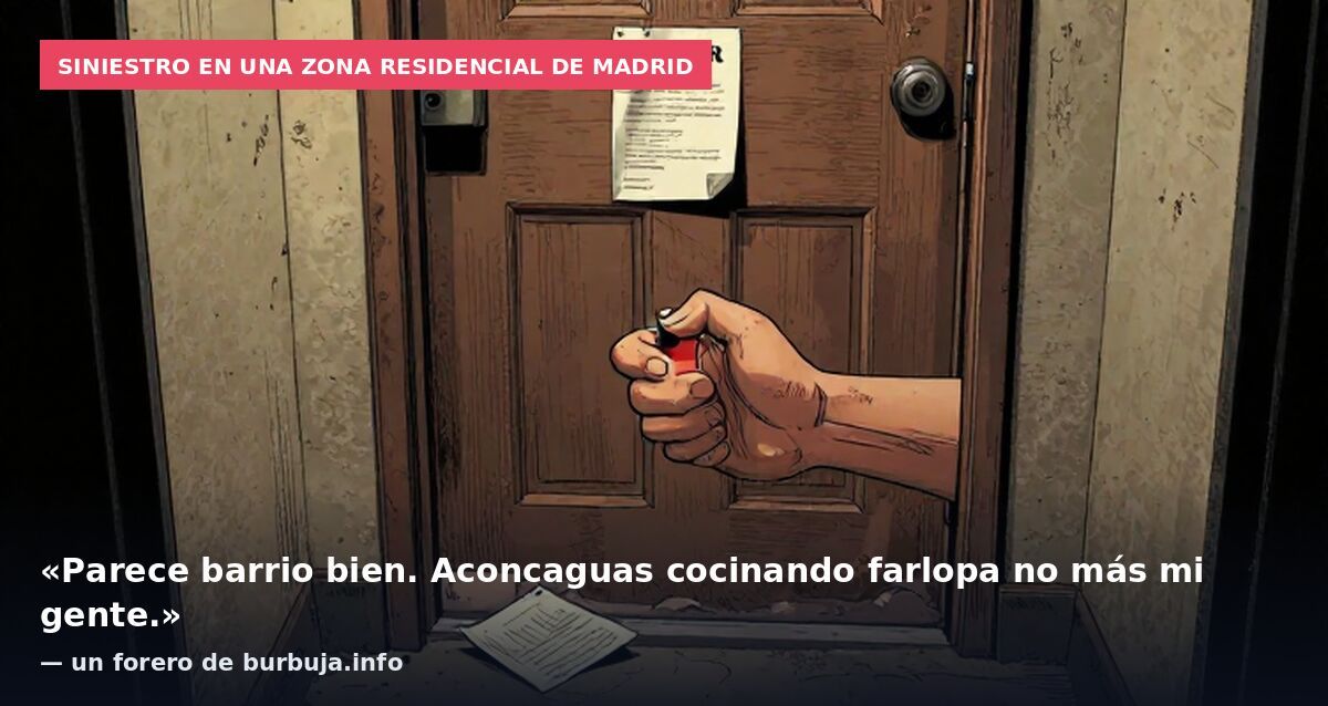 Explota una vivienda en Madrid