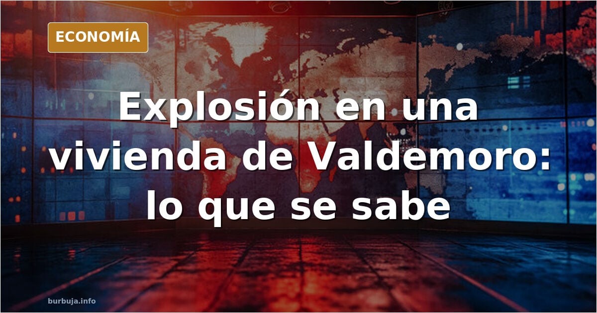Explota una vivienda en Madrid