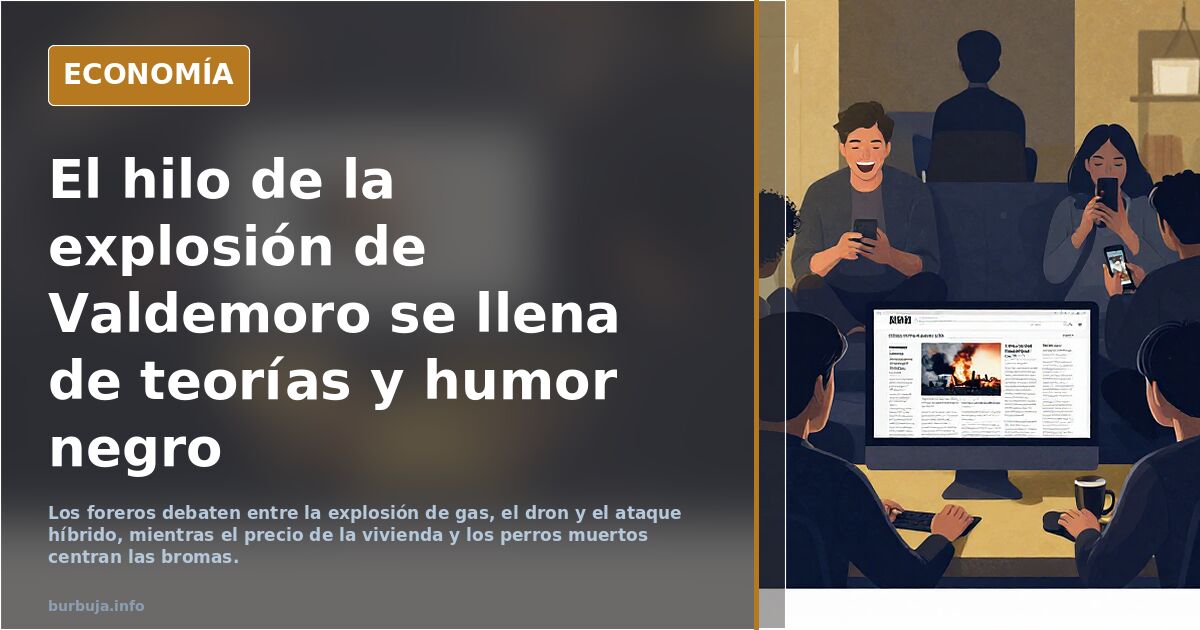 Explota una vivienda en Madrid