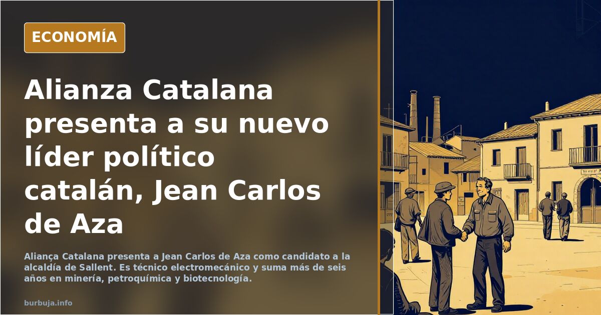 Alianza Catalana presenta a su nuevo líder político catalán, Jean Carlos de Aza