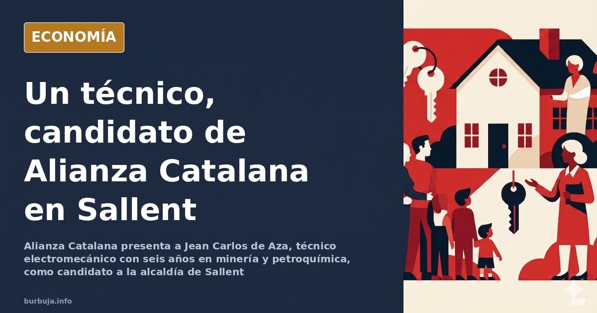 Alianza Catalana presenta a Jean Carlos de Aza en Sallent